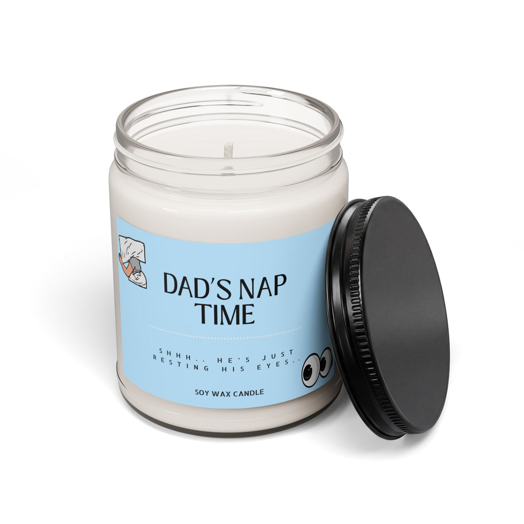 Dad’s Nap Time Scented Soy Candle — 9oz Relaxing Gift for Fathers