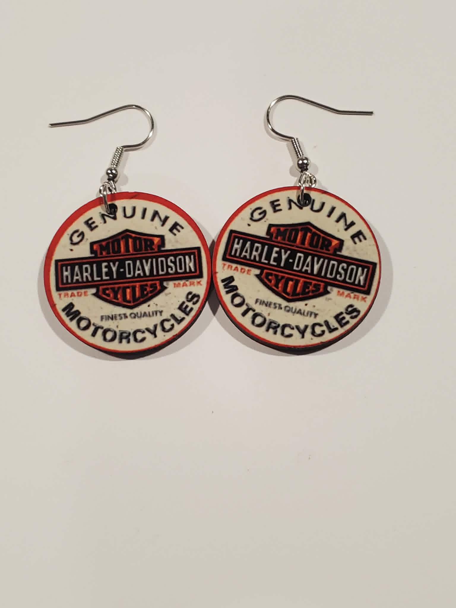 Harley Davidson Earrings