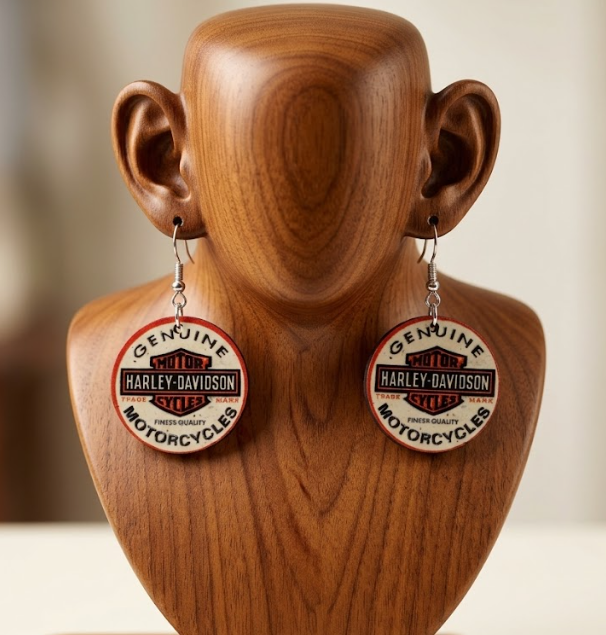 Harley Davidson Earrings