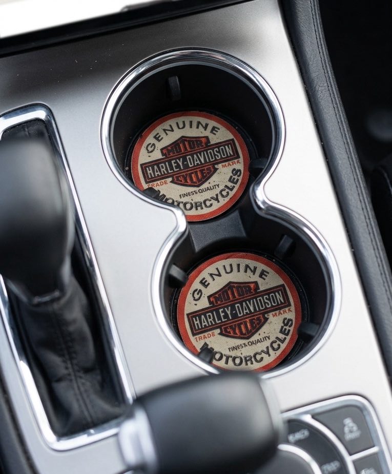Harley Davidson Car Coaster
